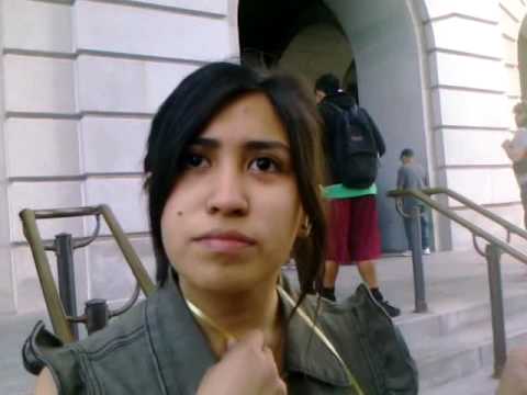 Interview with High School Youth in Los Angeles who Walked Out against SB1070 May 7th, 2010 (2)