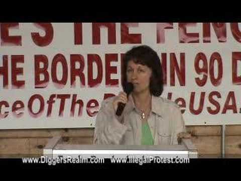Ruth Miller - Hazleton Immigration Rally - 5/1/08